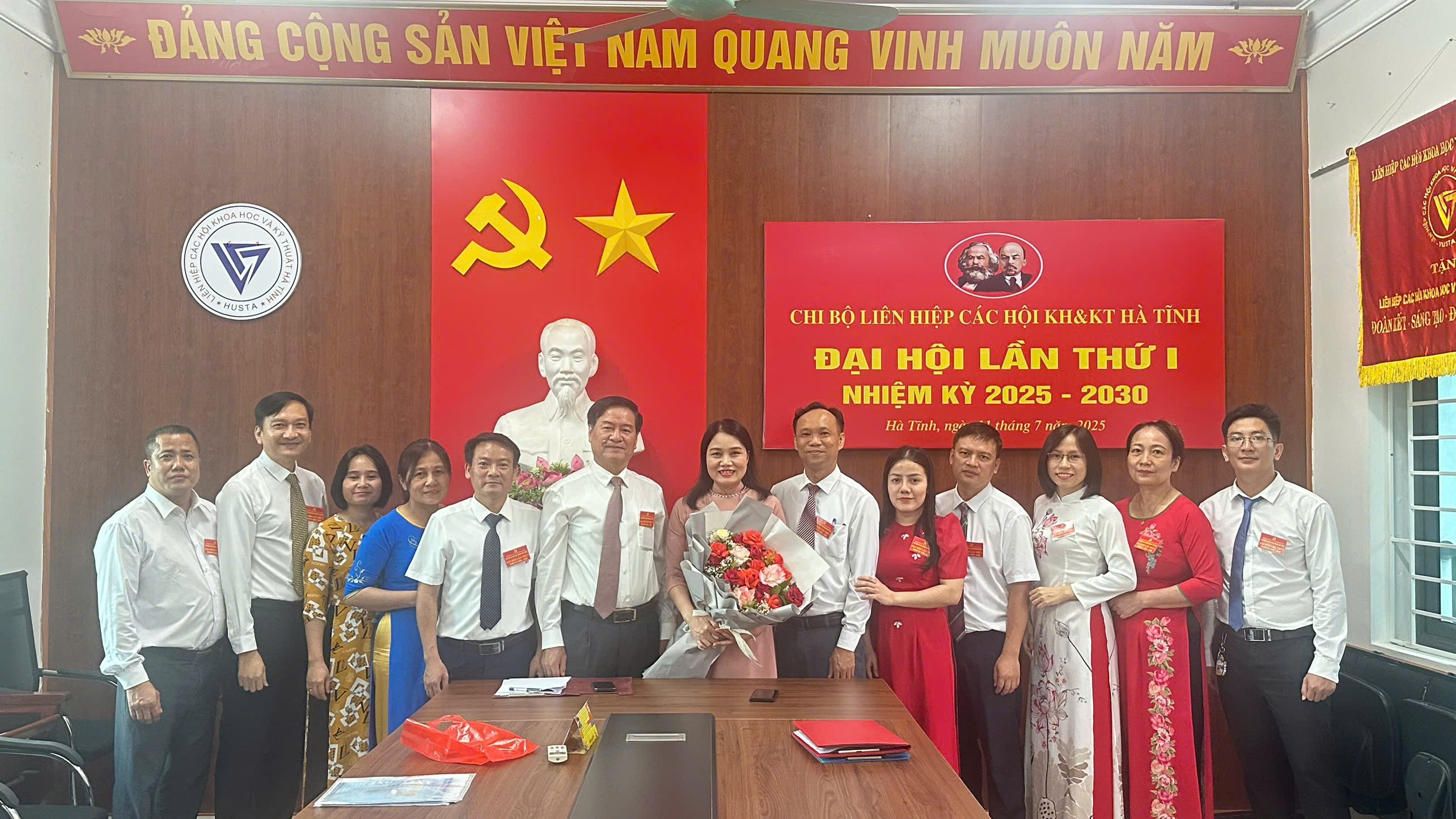 Đại hội Chi bộ Liên hiệp các Hội KH&KT Hà Tĩnh lần thứ I, nhiệm kỳ 2025–2030