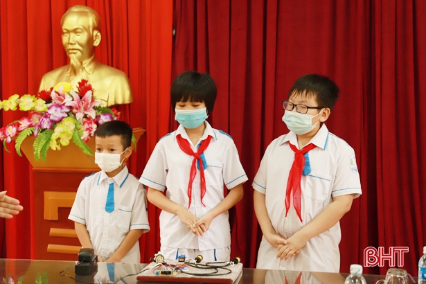 Học sinh Hà Tĩnh giành giải 3 Cuộc thi Sáng tạo thanh thiếu nhi toàn quốc